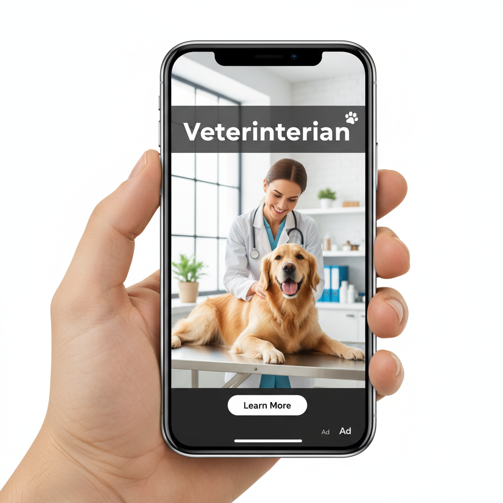Veterinarian 8-Second YouTube Short Video Ad