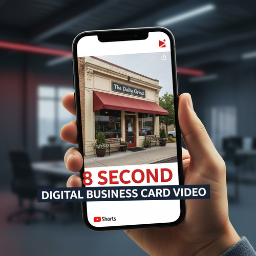 8-Second Digital Business Card Video