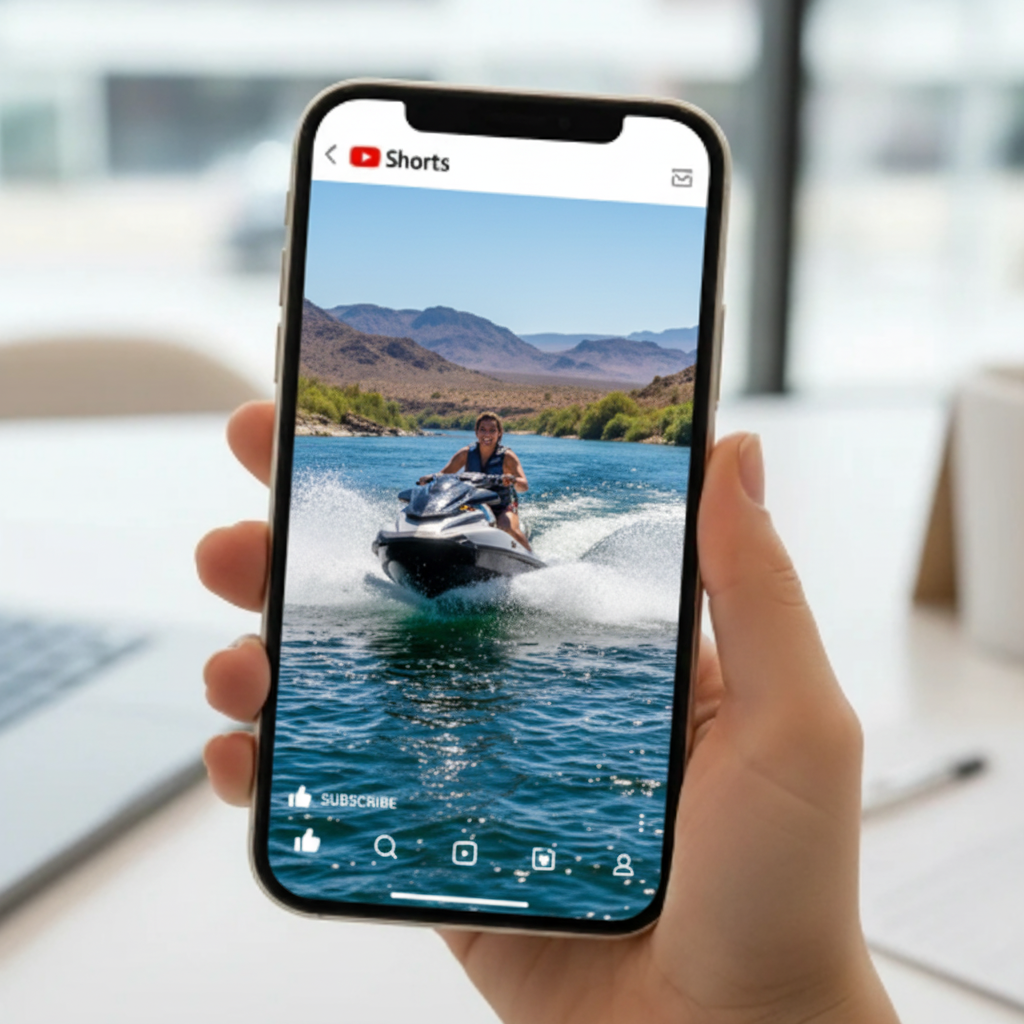 Jet Ski Rental YouTube Short Video Ad