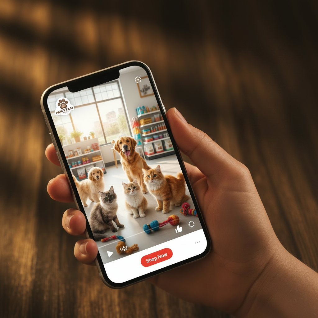 Pet Store YouTube Short Video Ad