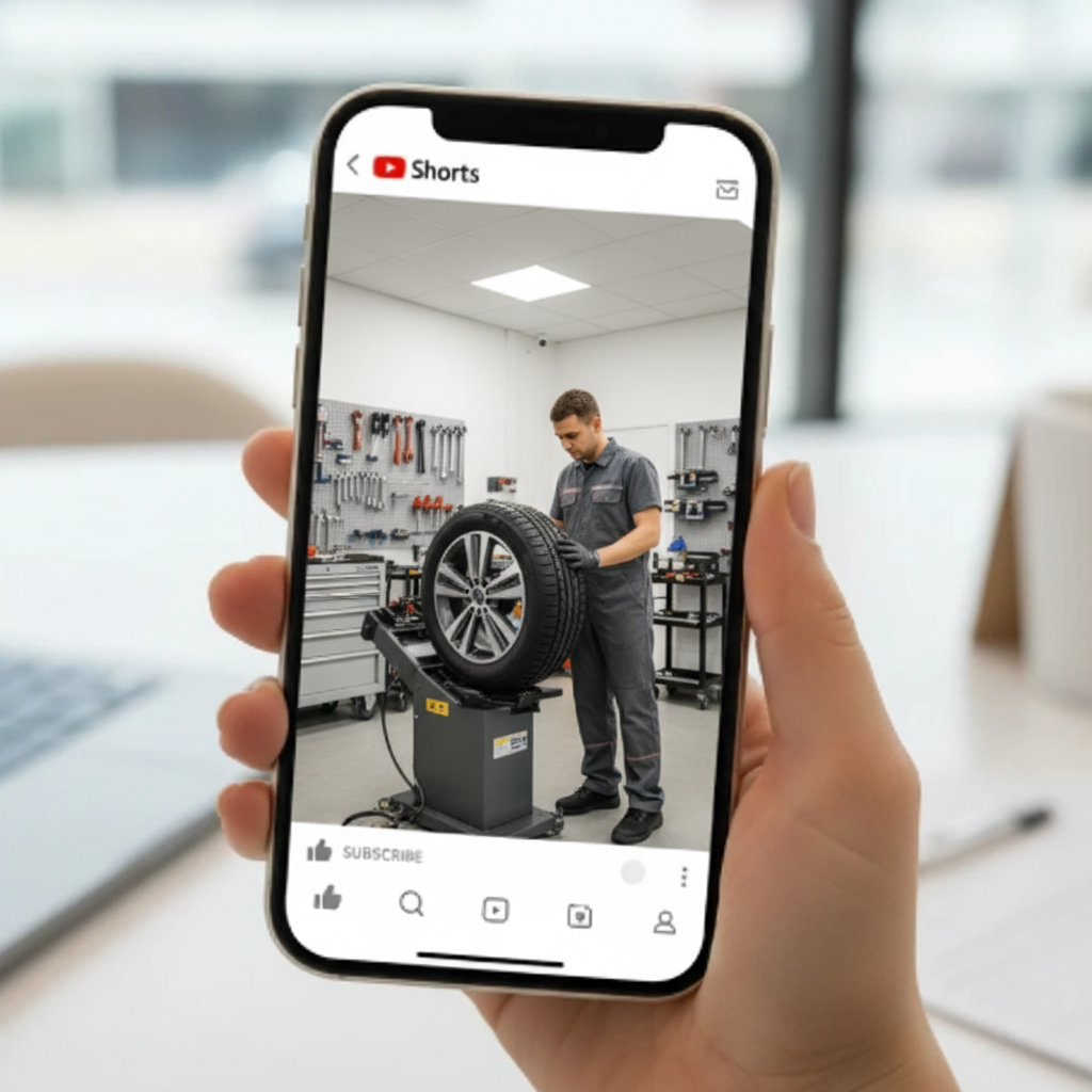 Tire Shop YouTube Short Video Ad